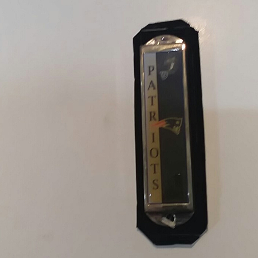 New England Patriots Enamel Mezuzah including scro